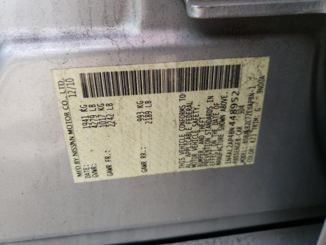 Photo 10 from auction – 2011 NISSAN ALTIMA BAS with VIN 1N4AL2AP4BN448952