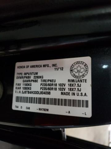 Photo 10 from auction – 2013 ACURA RDX with VIN 5J8TB4H33DL804098