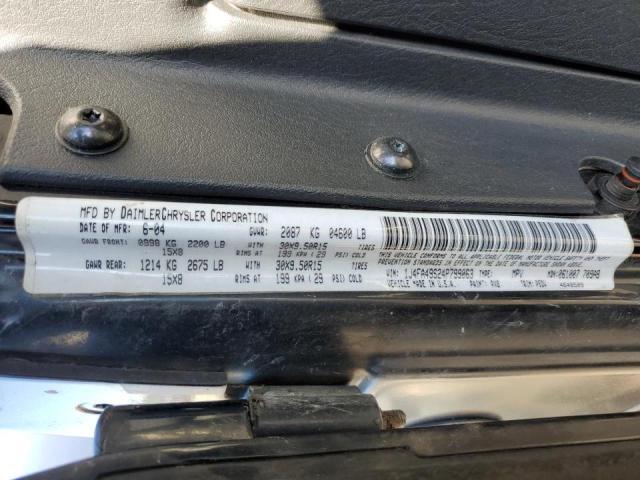 Photo 10 from auction – 2004 JEEP WRANGLER / with VIN 1J4FA49S24P799063