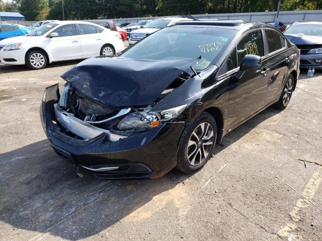 Photo 2 from auction – 2013 HONDA CIVIC EX with VIN 19XFB2F88DE046508