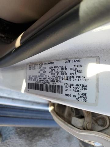 Photo 10 from auction – 2000 TOYOTA 4RUNNER LI with VIN JT3GN87R3Y0147786
