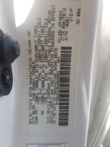 Photo 10 from auction – 2004 TOYOTA SIENNA LE with VIN 5TDBA23C04S025068