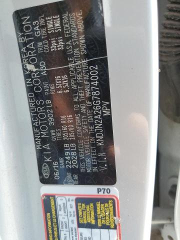 Photo 10 from auction – 2016 KIA SOUL with VIN KNDJN2A26G7874002