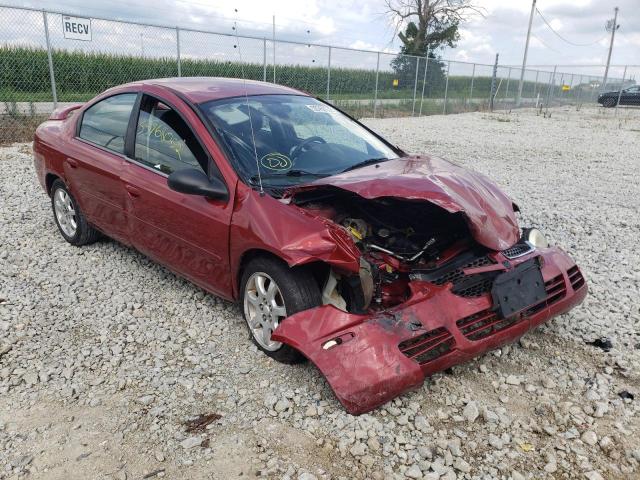 DODGE NEON SXT 2004 with VIN 1B3ES56C74D645596 - Photo from auction