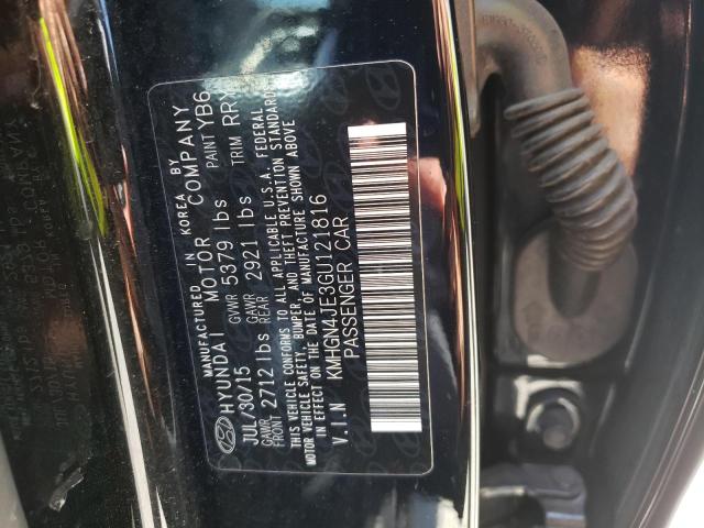 Photo 10 from auction – 2016 HYUNDAI GENESIS 3. with VIN KMHGN4JE3GU121816