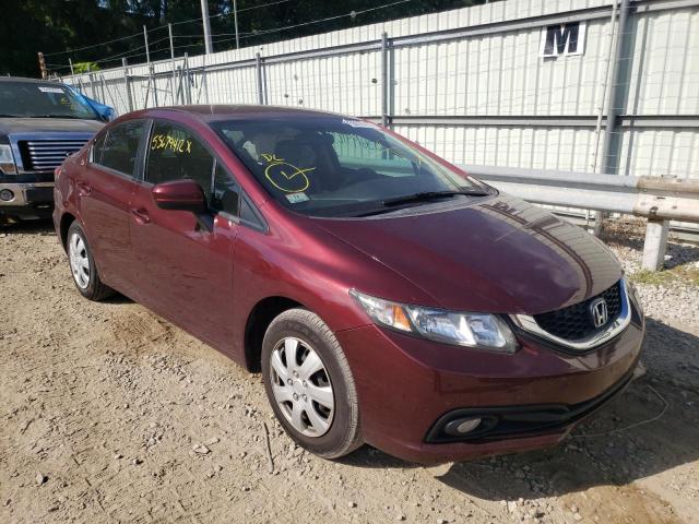 HONDA CIVIC LX 2014 with VIN 2HGFB2F58EH516288 - Photo from auction