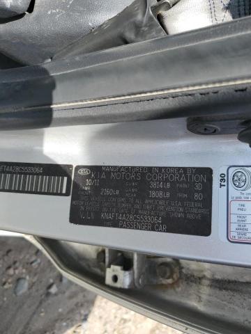 Photo 10 from auction – 2012 KIA FORTE LX with VIN KNAFT4A28C5533064