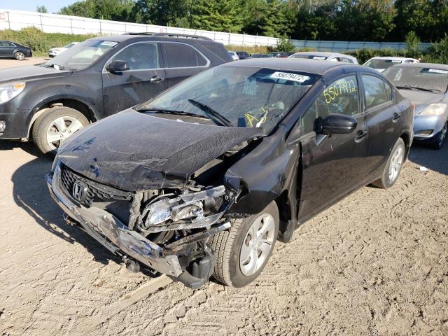 Photo 2 from auction – 2015 HONDA CIVIC LX with VIN 19XFB2F59FE007905
