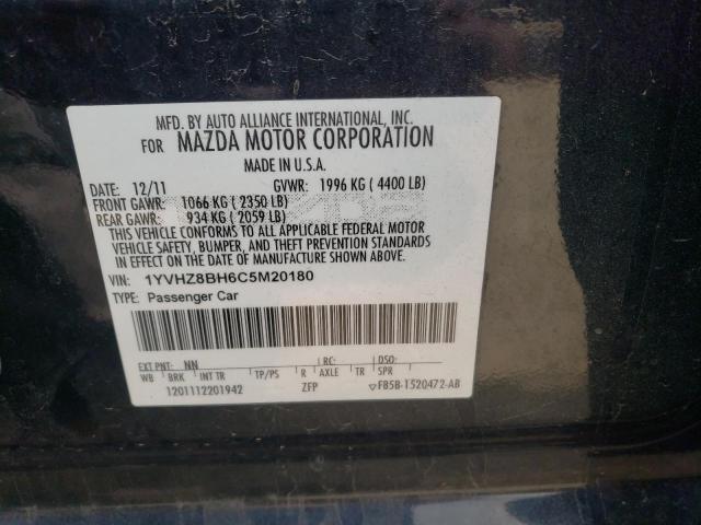 Photo 10 from auction – 2012 MAZDA 6 I with VIN 1YVHZ8BH6C5M20180