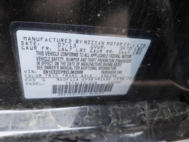 Photo 10 from auction – 2014 NISSAN VERSA NOTE with VIN 3N1CE2CP8EL362609