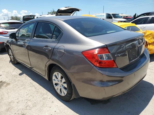 Photo 3 from auction – 2012 HONDA CIVIC LX with VIN 19XFB2F51CE070265