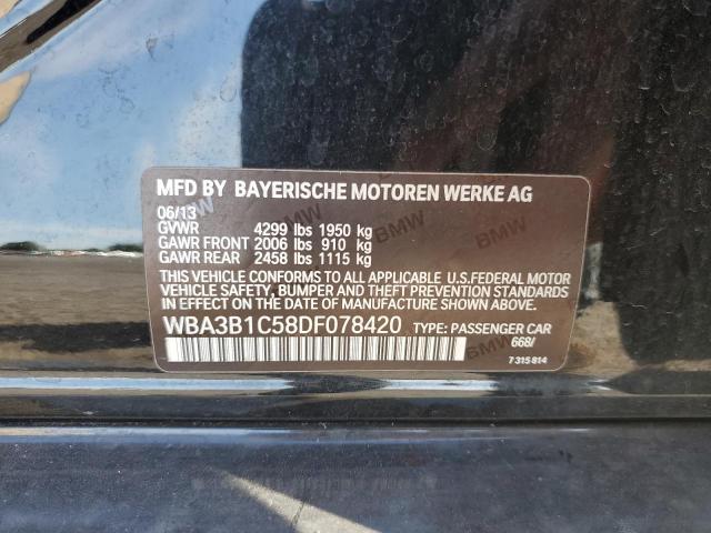 Photo 10 from auction – 2013 BMW 320 I with VIN WBA3B1C58DF078420