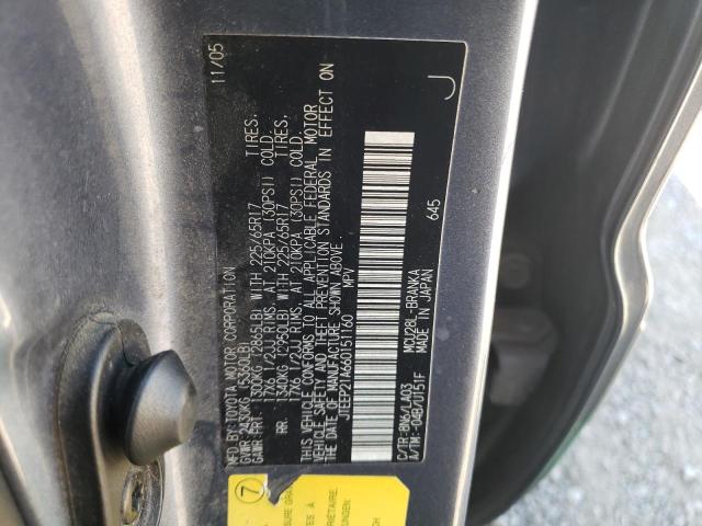 Photo 10 from auction – 2006 TOYOTA HIGHLANDER with VIN JTEEP21A660151160