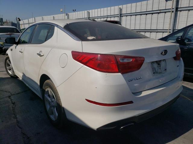 Photo 3 from auction – 2015 KIA OPTIMA LX with VIN KNAGM4A73F5589415