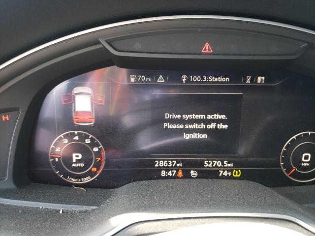 Photo 8 from auction – 2019 AUDI Q7 PREMIUM with VIN WA1LAAF71KD046284