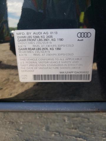 Photo 10 from auction – 2013 AUDI Q5 PREMIUM with VIN WA1LFAFP1DA059932
