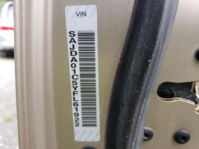 Photo 10 from auction – 2000 JAGUAR S-TYPE with VIN SAJDA01C5YFL61922