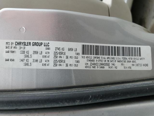 Photo 10 from auction – 2010 DODGE GRAND CARA with VIN 2D4RN5D12AR459582