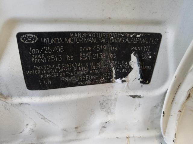 Photo 10 from auction – 2006 HYUNDAI SONATA GLS with VIN 5NPEU46F06H108286