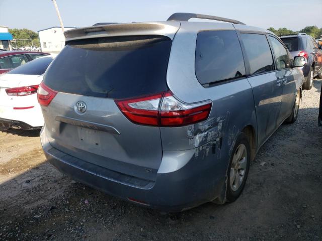 Photo 4 from auction – 2016 TOYOTA SIENNA LE with VIN 5TDKK3DC8GS698647