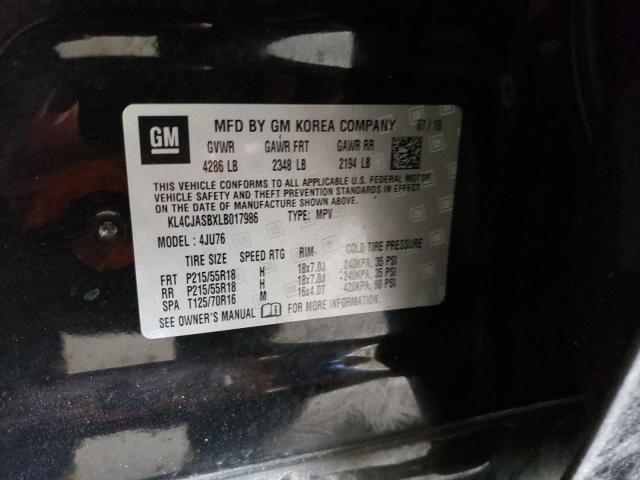 Photo 10 from auction – 2020 BUICK ENCORE PRE with VIN KL4CJASBXLB017986