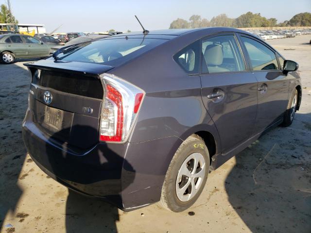 Photo 4 from auction – 2013 TOYOTA PRIUS with VIN JTDKN3DU7D5656343