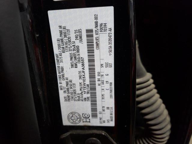 Photo 10 from auction – 2018 FORD F150 SUPER with VIN 1FTEW1E5XJFA38557