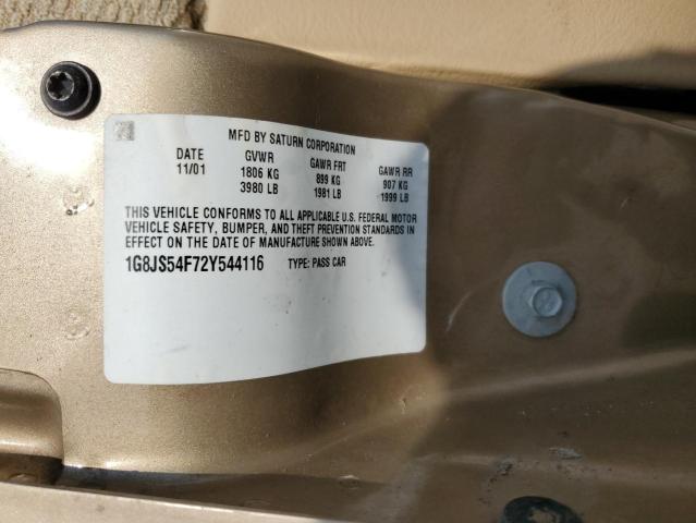 Photo 10 from auction – 2002 SATURN L100 with VIN 1G8JS54F72Y544116