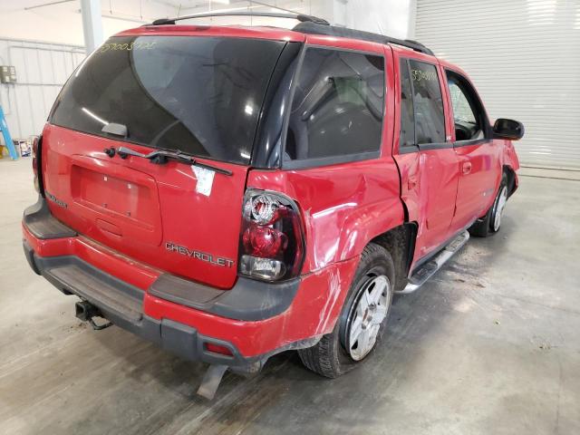Photo 4 from auction – 2002 CHEVROLET TRAILBLAZE with VIN 1GNDT13S222157149