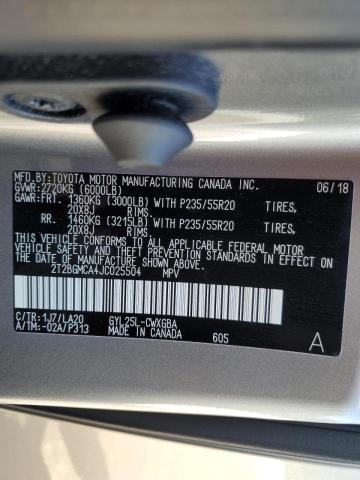 Photo 10 from auction – 2018 LEXUS RX 450H BA with VIN 2T2BGMCA4JC025504