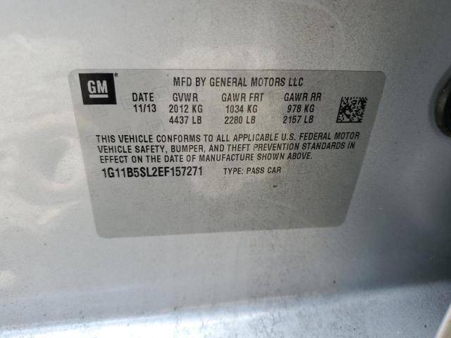 Photo 10 from auction – 2014 CHEVROLET MALIBU LS with VIN 1G11B5SL2EF157271