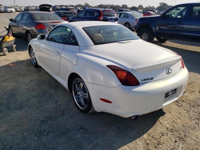 Photo 3 from auction – 2002 LEXUS SC 430 with VIN JTHFN48Y020003902