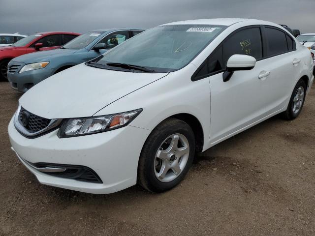 Photo 2 from auction – 2014 HONDA CIVIC LX with VIN 19XFB2F56EE037815
