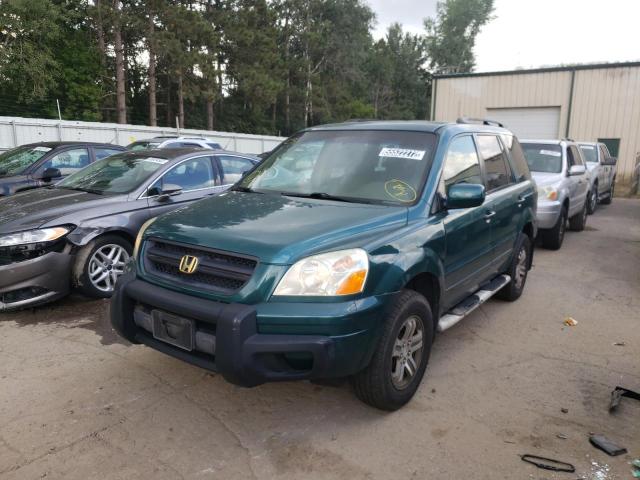 Photo 2 from auction – 2003 HONDA PILOT EXL with VIN 2HKYF186X3H572202