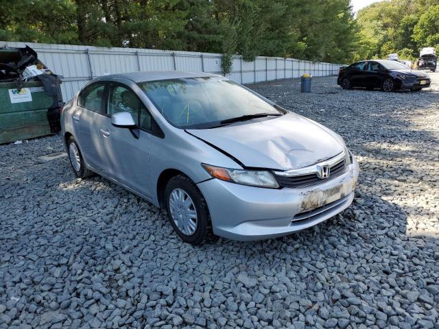 HONDA CIVIC LX 2012 with VIN 2HGFB2F50CH309973 - Photo from auction