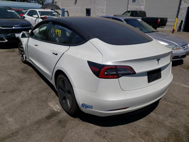 Photo 3 from auction – 2021 TESLA MODEL 3 with VIN 5YJ3E1EA6MF921765