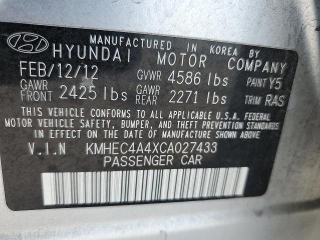 Photo 10 from auction – 2012 HYUNDAI SONATA HYB with VIN KMHEC4A4XCA027433