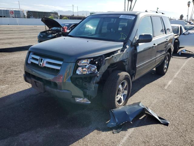 Photo 2 from auction – 2006 HONDA PILOT EX with VIN 2HKYF18446H504688