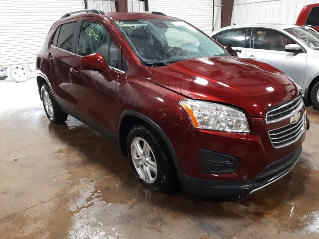 CHEVROLET TRAX 1LT 2016 with VIN 3GNCJPSB8GL125284 - Photo from auction