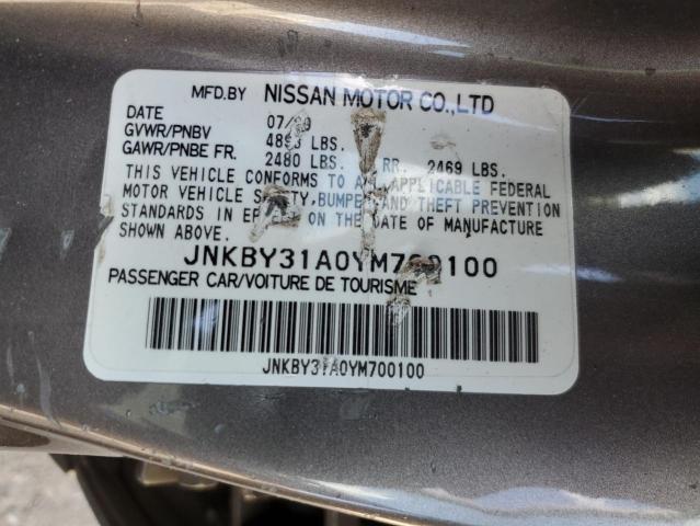 Photo 10 from auction – 2000 INFINITI Q45 BASE with VIN JNKBY31A0YM700100