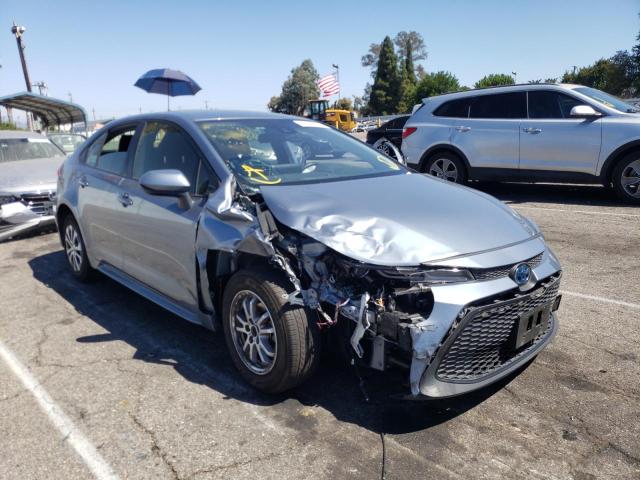TOYOTA COROLLA LE 2021 with VIN JTDEAMDE8MJ027754 - Photo from auction