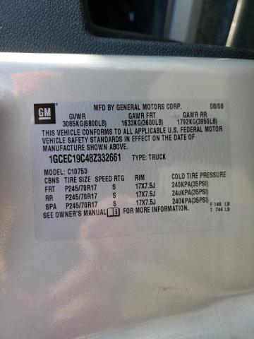 Photo 10 from auction – 2008 CHEVROLET SILVERADO with VIN 1GCEC19C48Z332661