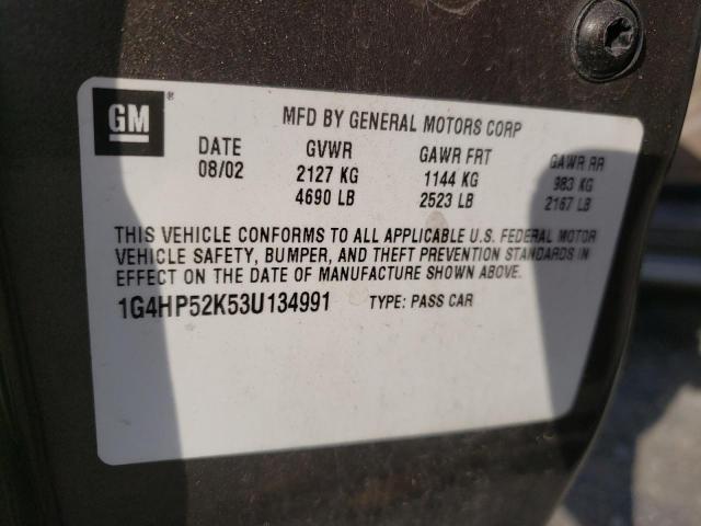 Photo 10 from auction – 2003 BUICK LESABRE CU with VIN 1G4HP52K53U134991