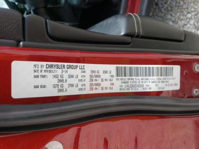 Photo 10 from auction – 2014 JEEP GRAND CHER with VIN 1C4RJEBG2EC423938