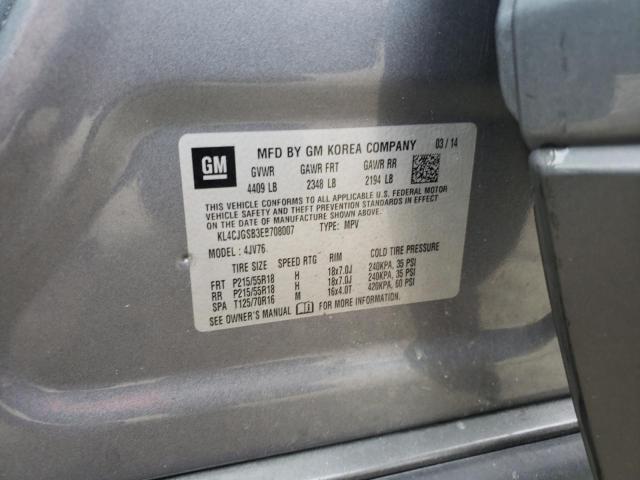 Photo 10 from auction – 2014 BUICK ENCORE with VIN KL4CJGSB3EB708007