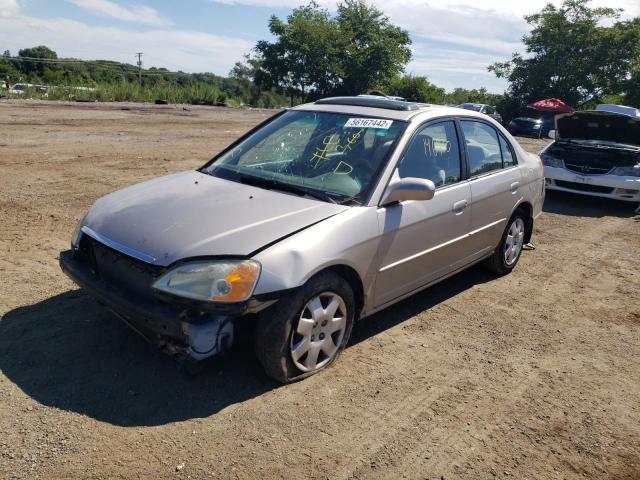 Photo 2 from auction – 2002 HONDA CIVIC EX with VIN 1HGES26782L038417