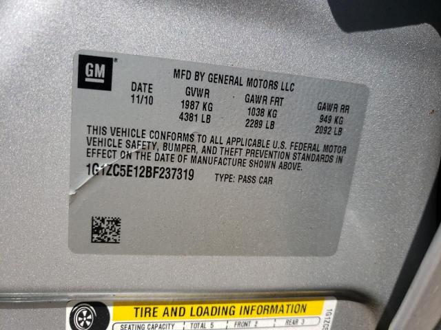Photo 10 from auction – 2011 CHEVROLET MALIBU 1LT with VIN 1G1ZC5E12BF237319