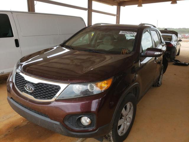 Photo 2 from auction – 2013 KIA SORENTO LX with VIN 5XYKT3A65DG404576