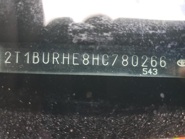 Photo 10 from auction – 2017 TOYOTA COROLLA L with VIN 2T1BURHE8HC780266