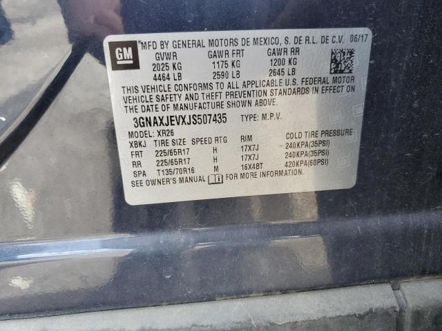 Photo 10 from auction – 2018 CHEVROLET EQUINOX LT with VIN 3GNAXJEVXJS507435